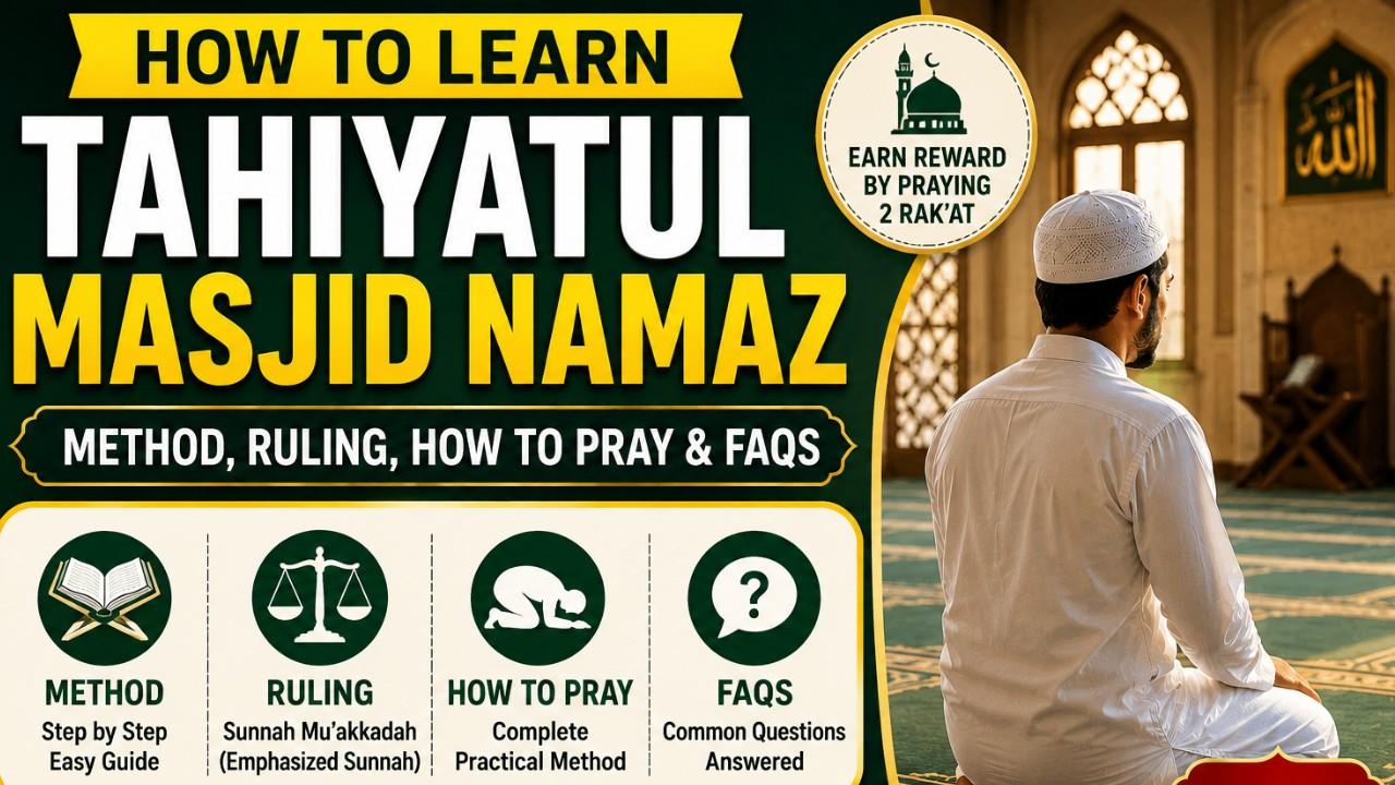 How To Learn Tahiyatul Masjid Namaz: Method, Ruling, How to Pray & Faqs