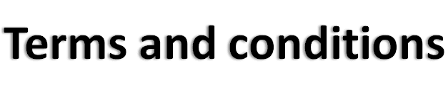 terms and conditions