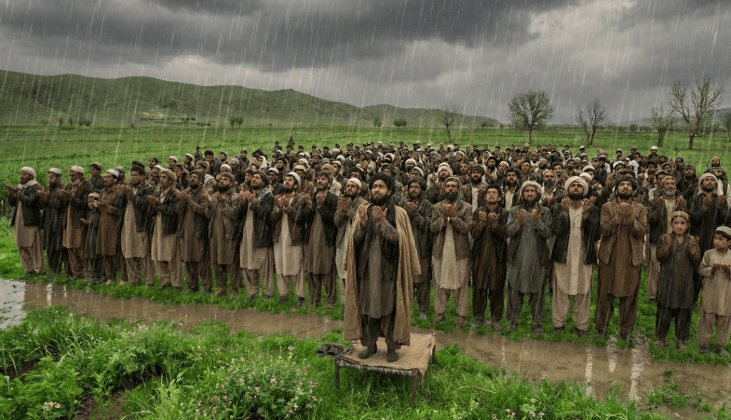 learn Salatul Istisqa (Prayer for Rain): Meaning, Time, Method, Duas & Rulings