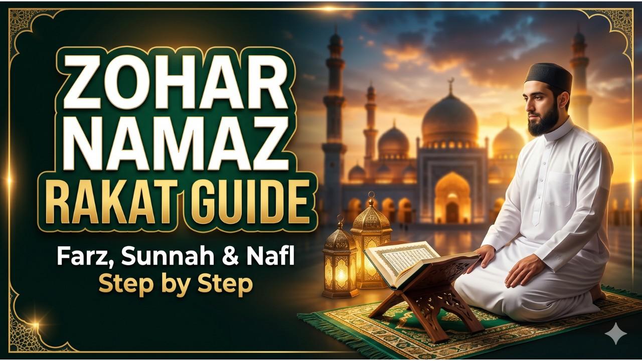 Zohar Namaz Rakat Guide – Farz, Sunnah & Nafl Explained Step by Step