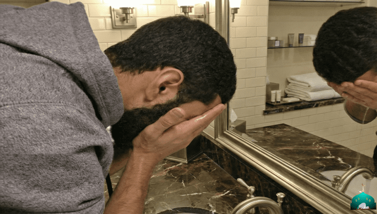 Step 5: Washing the Entire Face