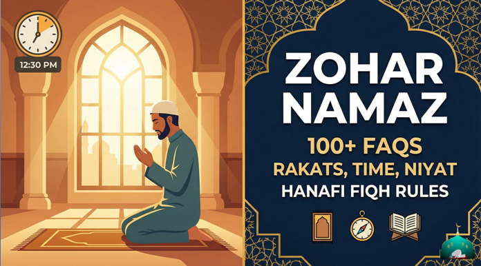 Everything About 100 Zohar Namaz Faqs: Rakat List, Qaza Rules (Hanafi)