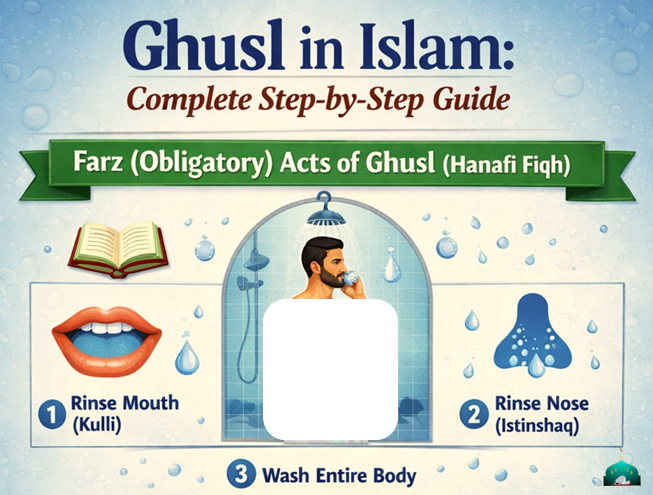 image-Ghusl in Islam: Step-by-Step Guide, Rules, and Common Mistakes