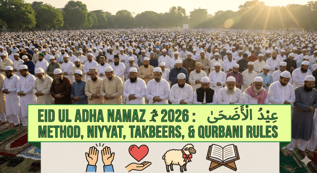 Eid ul Adha Namaz 2026: Method, Niyyat, Takbeers, and Qurbani Rules